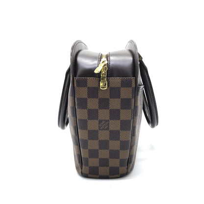 Sarria Horizontal Damier Ebene Top Handle Bag