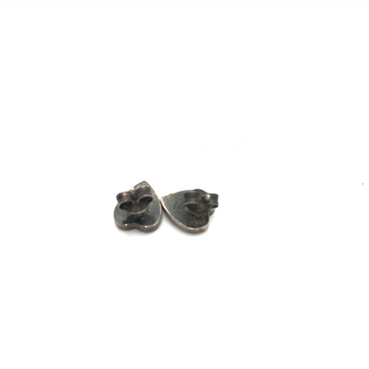 Silver 925 Heart Stud Earrings