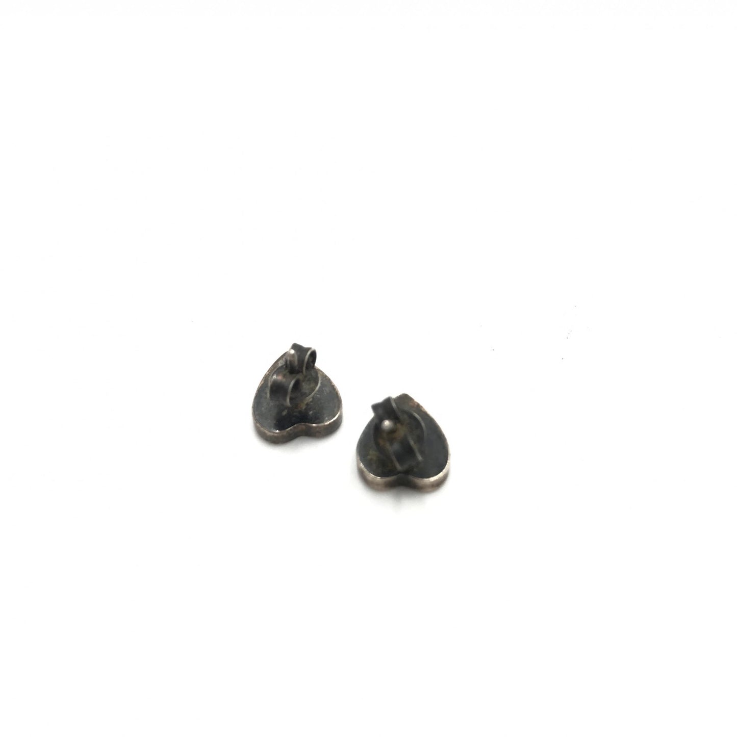 Silver 925 Heart Stud Earrings