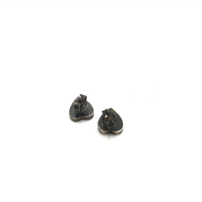 Silver 925 Heart Stud Earrings