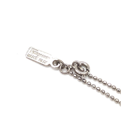 Silver Plated Necklace With Crystal Pendant