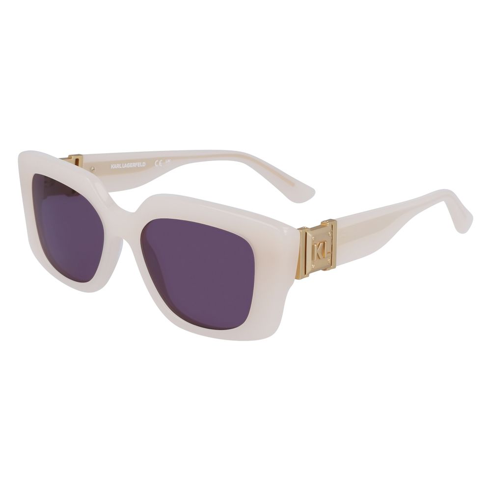 Beige Acetate Sunglasses
