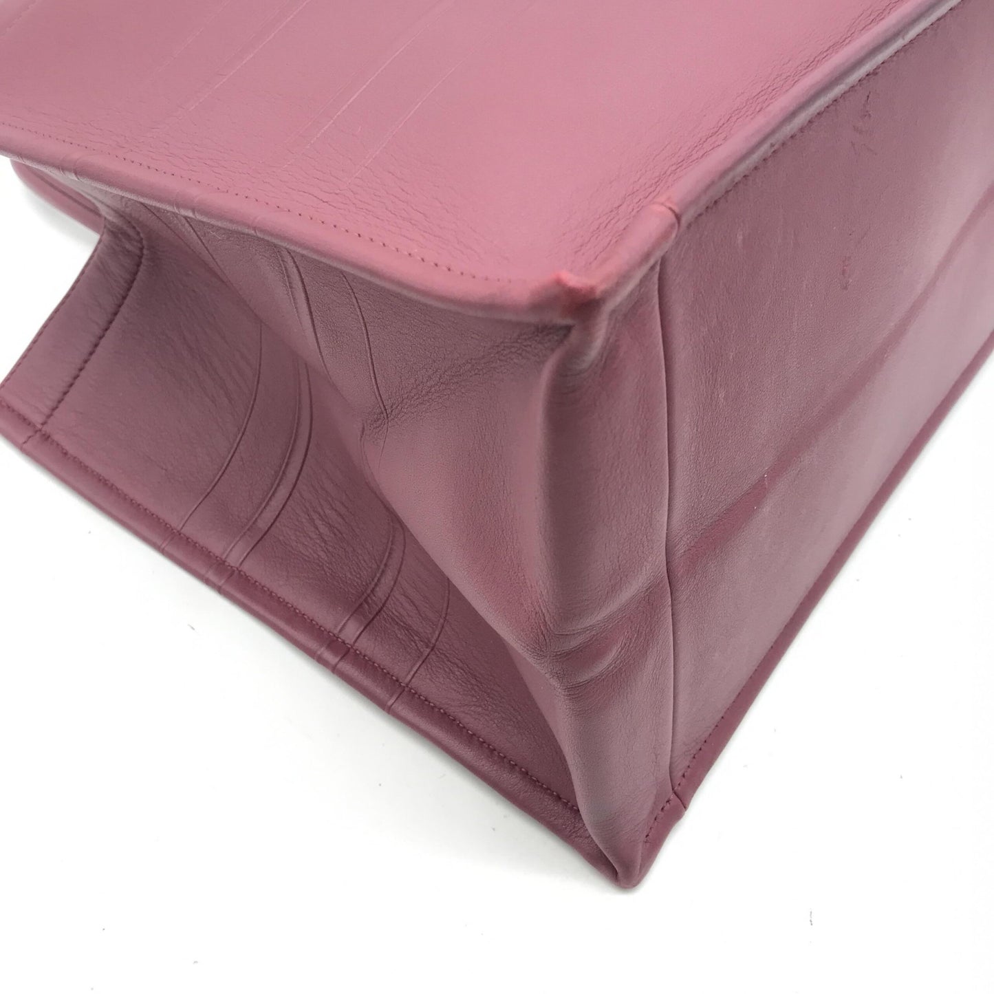 Leather Book Tote Bag