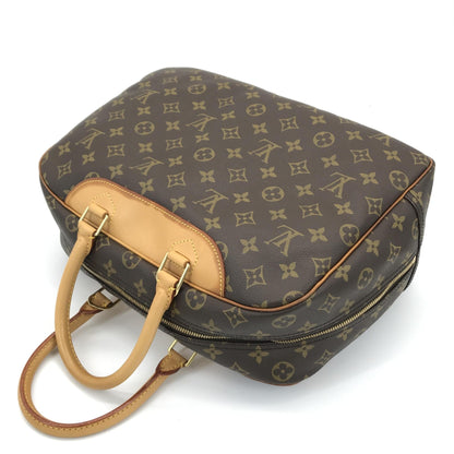 Monogram Deauville Handbag With Brown Details