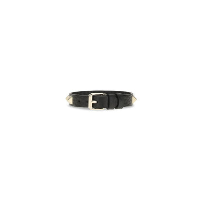 Black Calf Leather Bos Taurus Bracelet