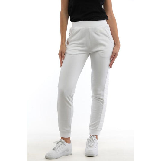 White Cotton Joggers (Workout Pants)