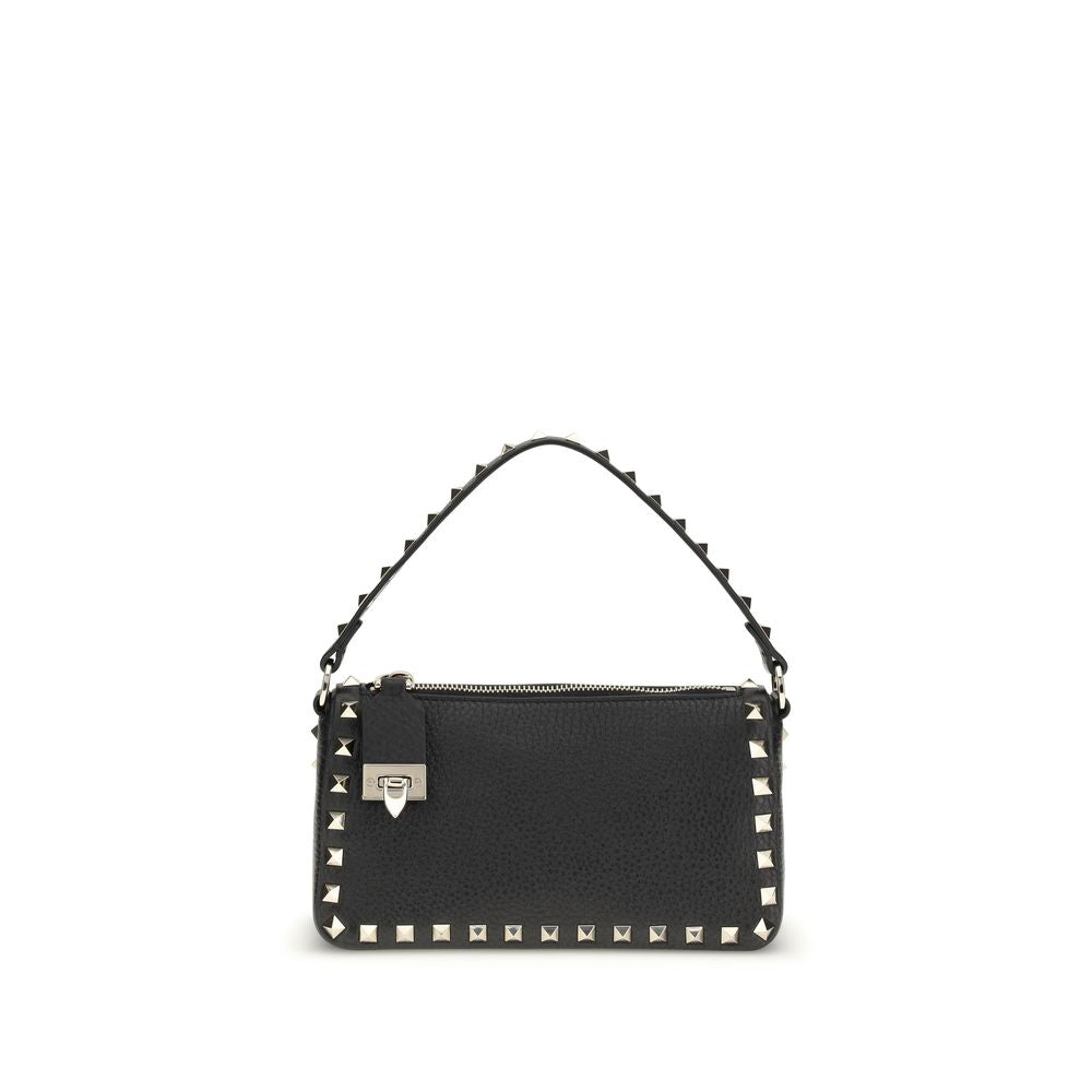Small Rockstud Grainy Calfskin Crossbody Bag