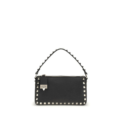 Small Rockstud Grainy Calfskin Crossbody Bag