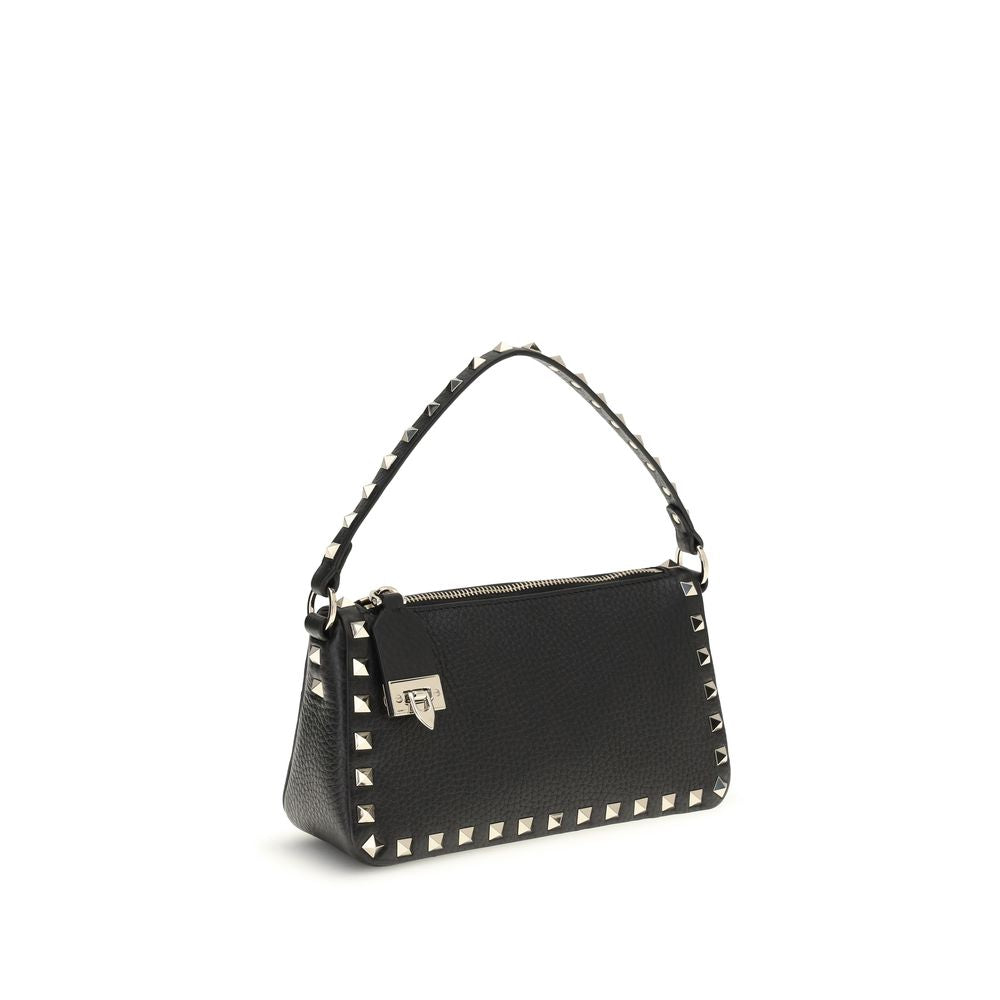 Small Rockstud Grainy Calfskin Crossbody Bag