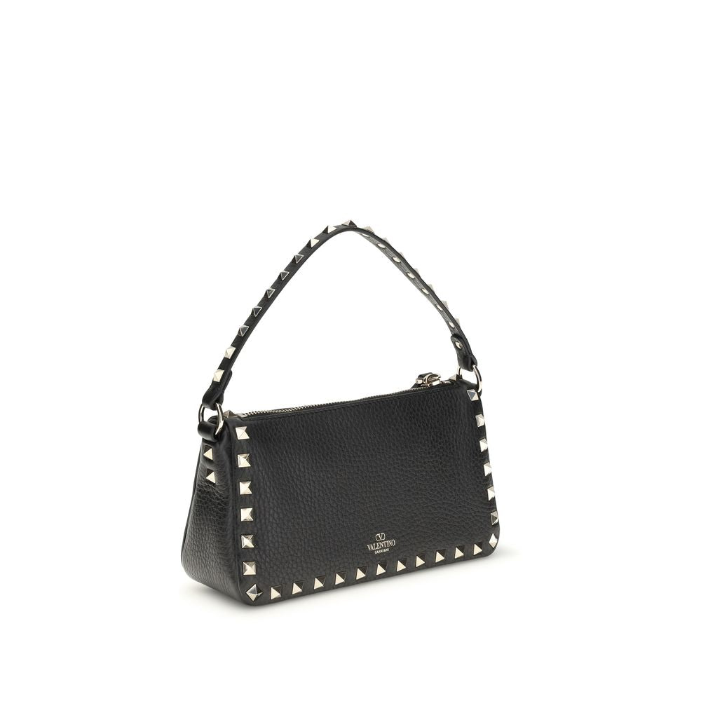 Small Rockstud Grainy Calfskin Crossbody Bag
