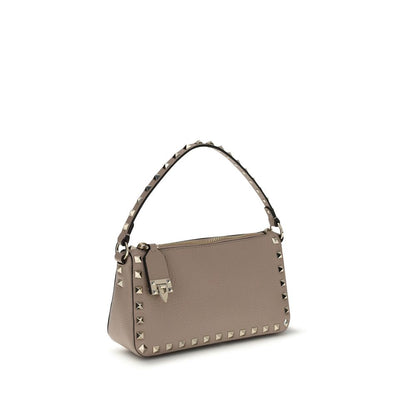 Small Rockstud Grainy Calfskin Crossbody Bag