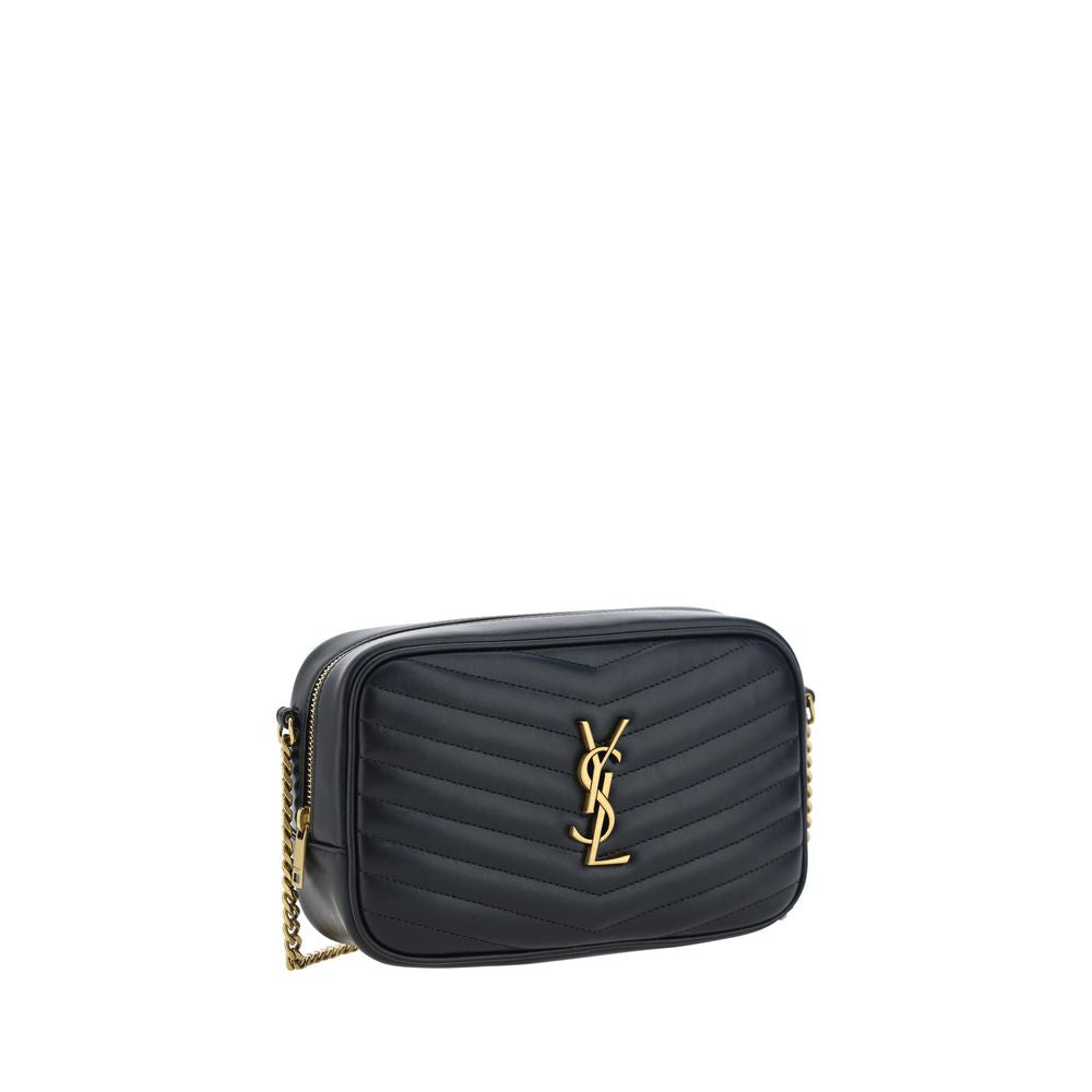 Saint Laurent Lou Baby Bag In Black Quilted Leather Crossbody Bag