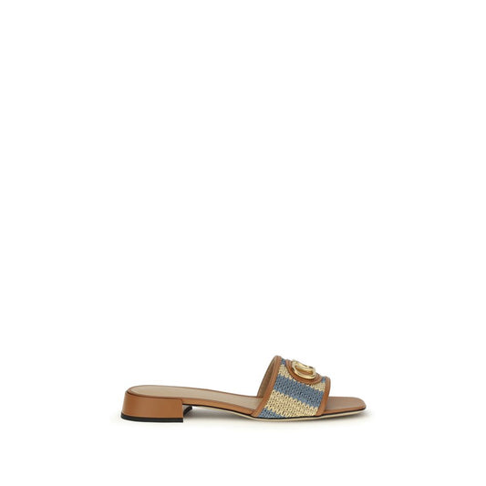 Multicolor Calf Leather Bos Taurus Sandals