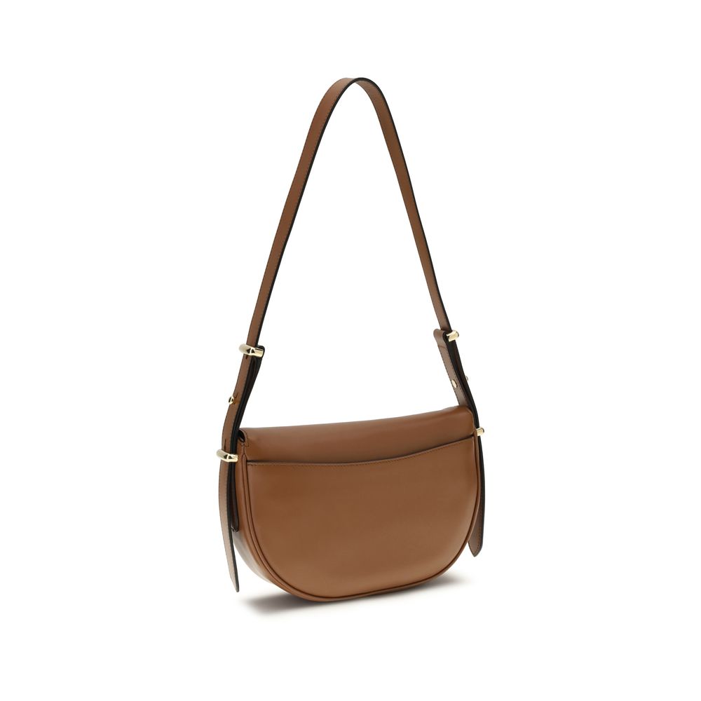 Brown Calf Leather Bos Taurus Shoulder Bag