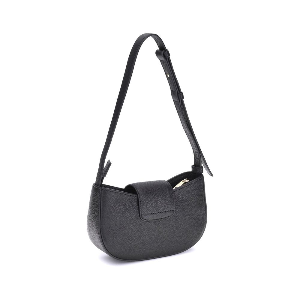 Black Calf Leather Bos Taurus Shoulder Bag