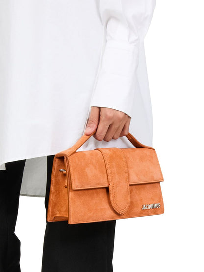 Jacquemus Le Grand Bambino Terracotta Leather Shoulder Bag