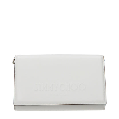 White Leather Clutch Bag