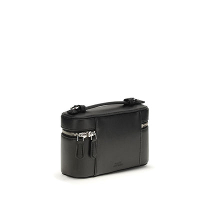 Black Calf Leather Bos Taurus Shoulder Bag