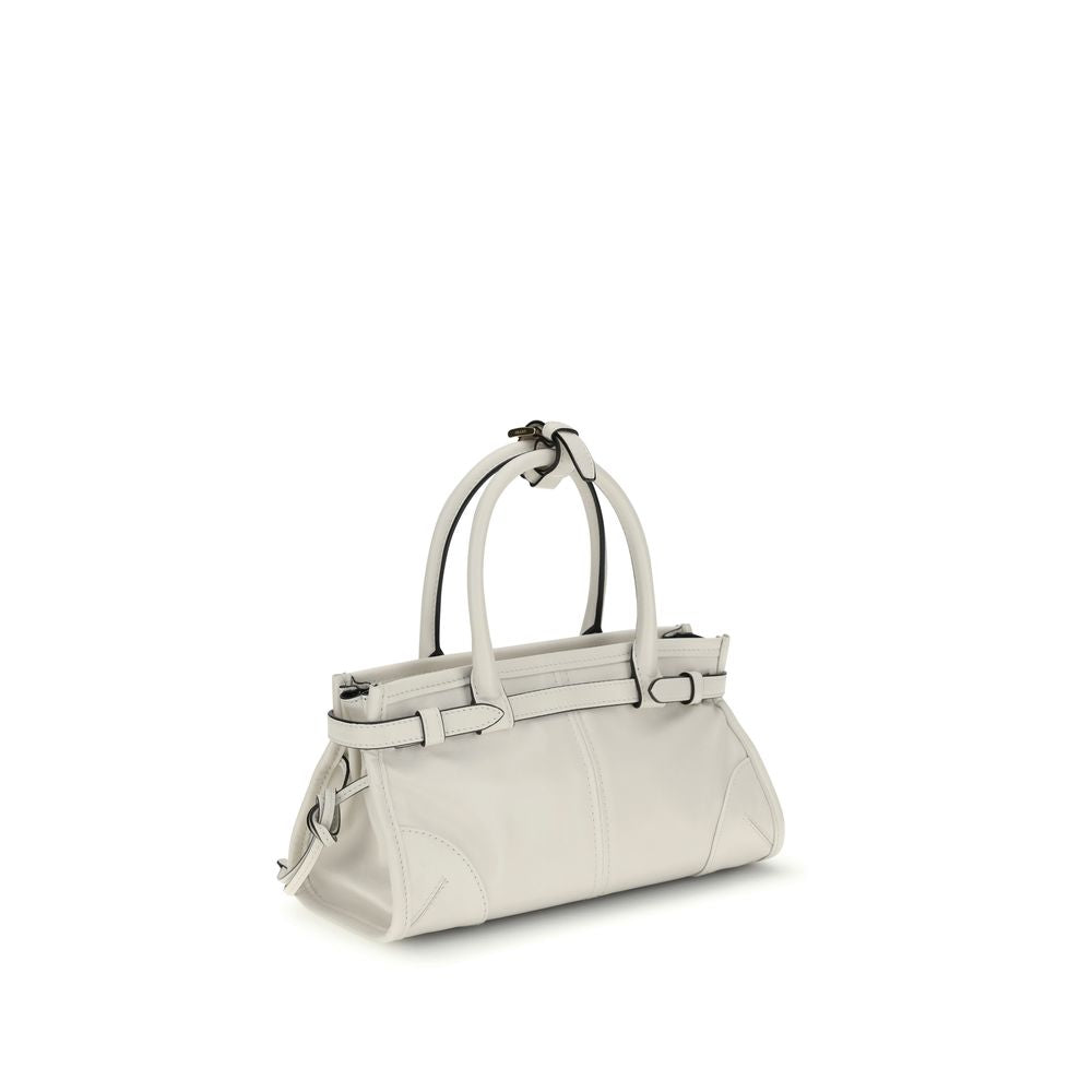 White Calf Leather Bos Taurus Handbag