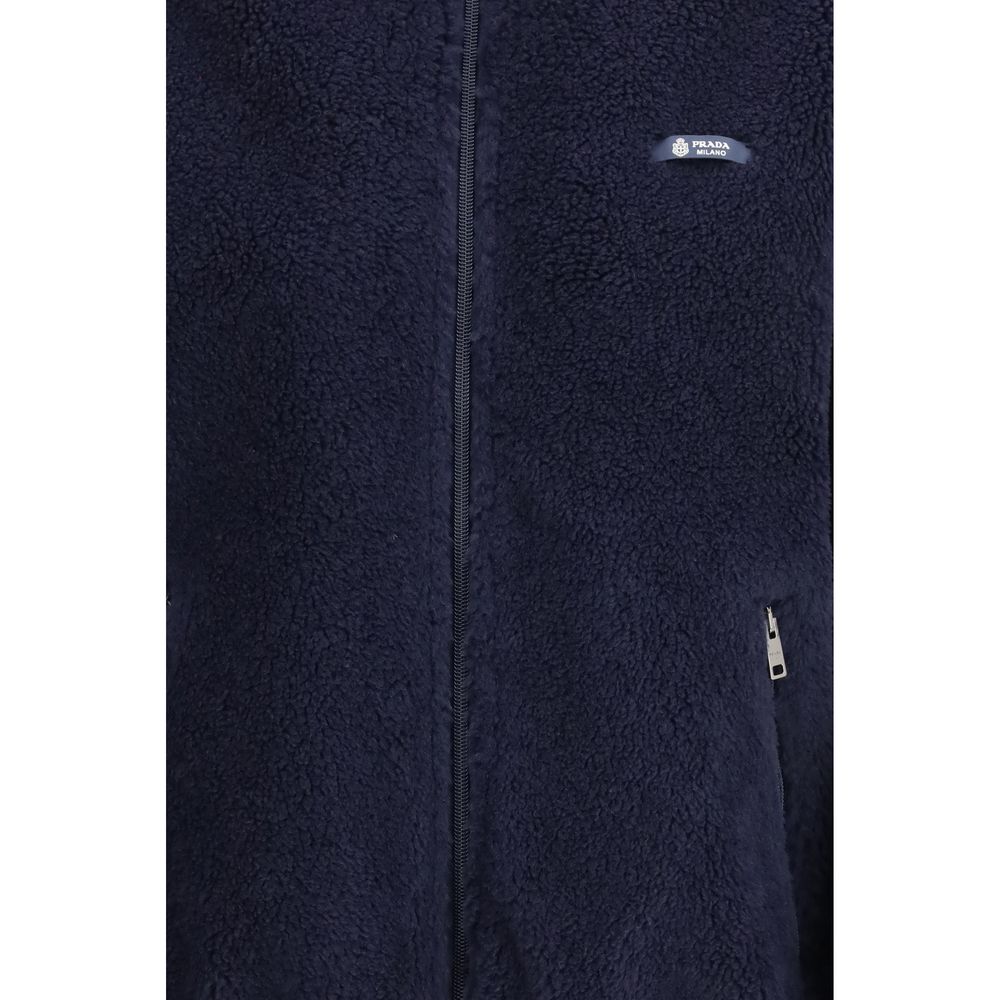 Prada Blue Fleece Jacket