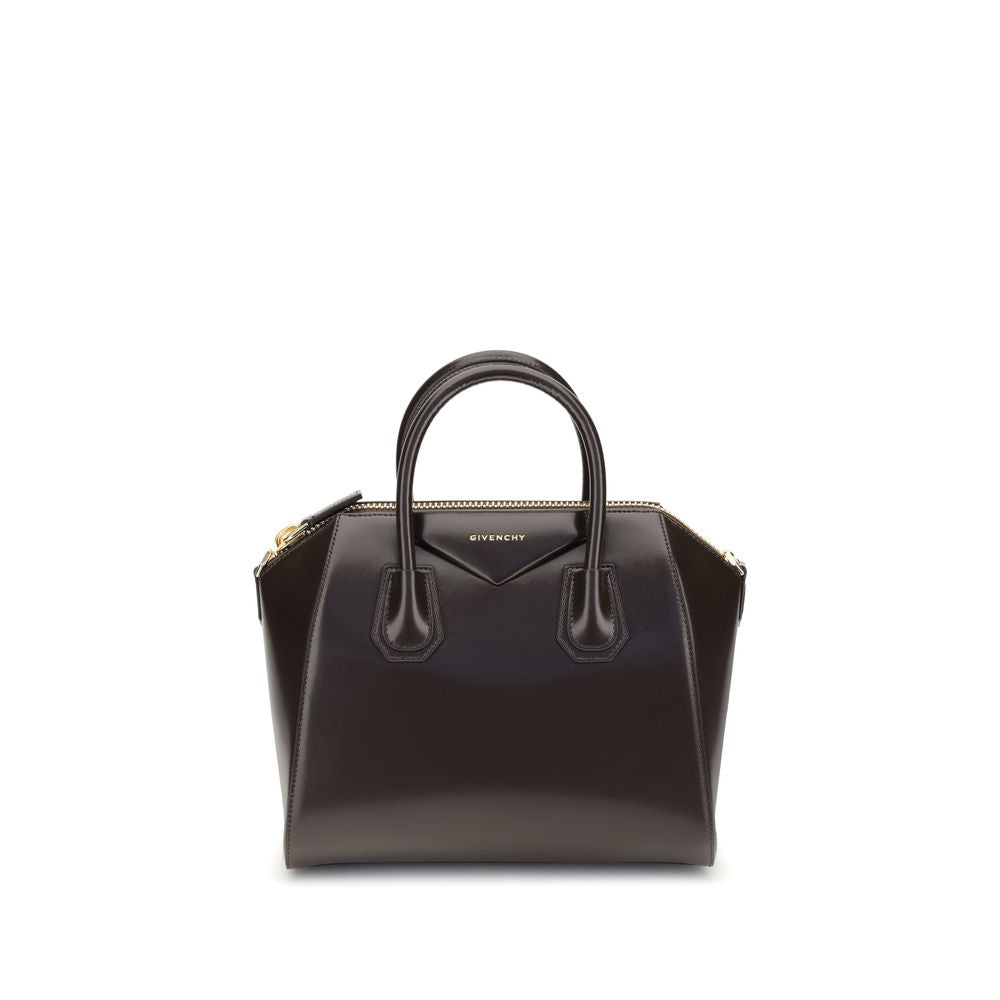 Antigona Small Top Handle Bag in Box Leather