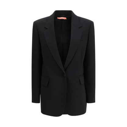 Max Mara Studio Bosco Black Cady Blazer