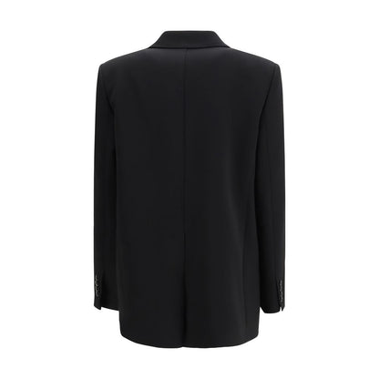 Max Mara Studio Bosco Black Cady Blazer