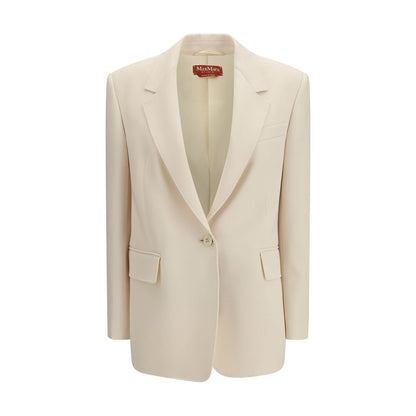 Max Mara Studio Bosco Cream Cady Blazer