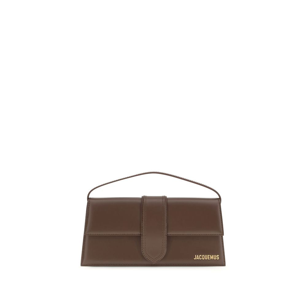 Jacquemus Le Bambino Long Brown Leather Shoulder Bag