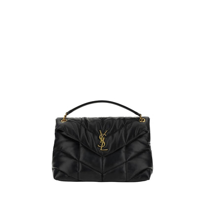 Saint Laurent Loulou Medium Black Quilted Lambskin Shoulder Bag