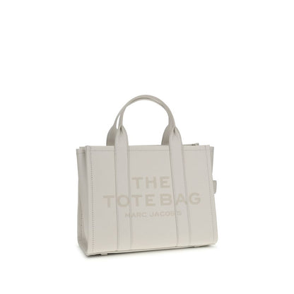 Marc Jacobs The Tote Bag White Grained Leather Medium Tote Bag