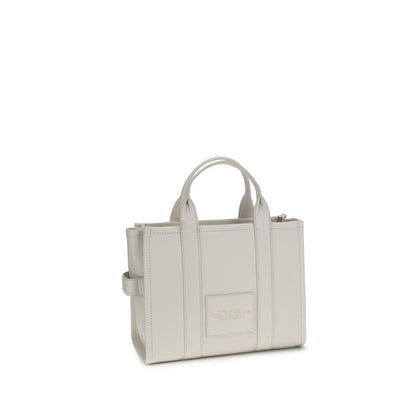 Marc Jacobs The Tote Bag White Grained Leather Medium Tote Bag