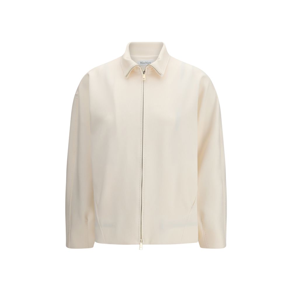 Max Mara Pure Mxppala Beige Scuba Jersey Jacket