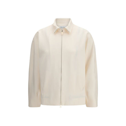 Max Mara Pure Mxppala Beige Scuba Jersey Jacket