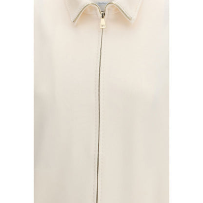 Max Mara Pure Mxppala Beige Scuba Jersey Jacket