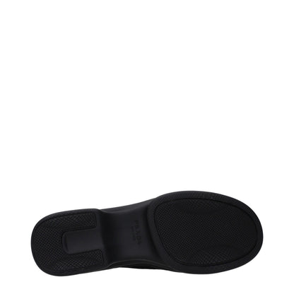 Prada Black Fabric Low-Top Sneakers