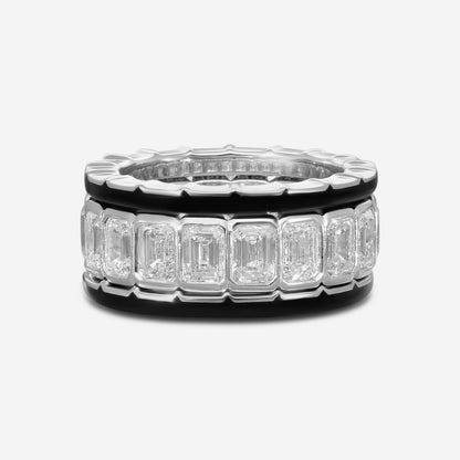 LUGANO - 18K White Gold Kite Diamond Ring (Gross: 12.52gr.; DIA: 6.31ct. twd.) - 1049360
