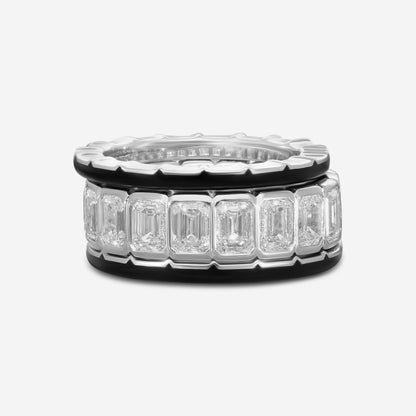 LUGANO - 18K White Gold Kite Diamond Ring (Gross: 12.52gr.; DIA: 6.31ct. twd.) - 1049360