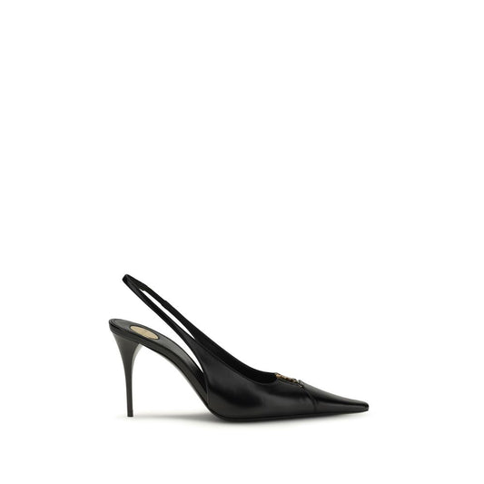 Black Calf Leather Bos Taurus High Heel Pumps