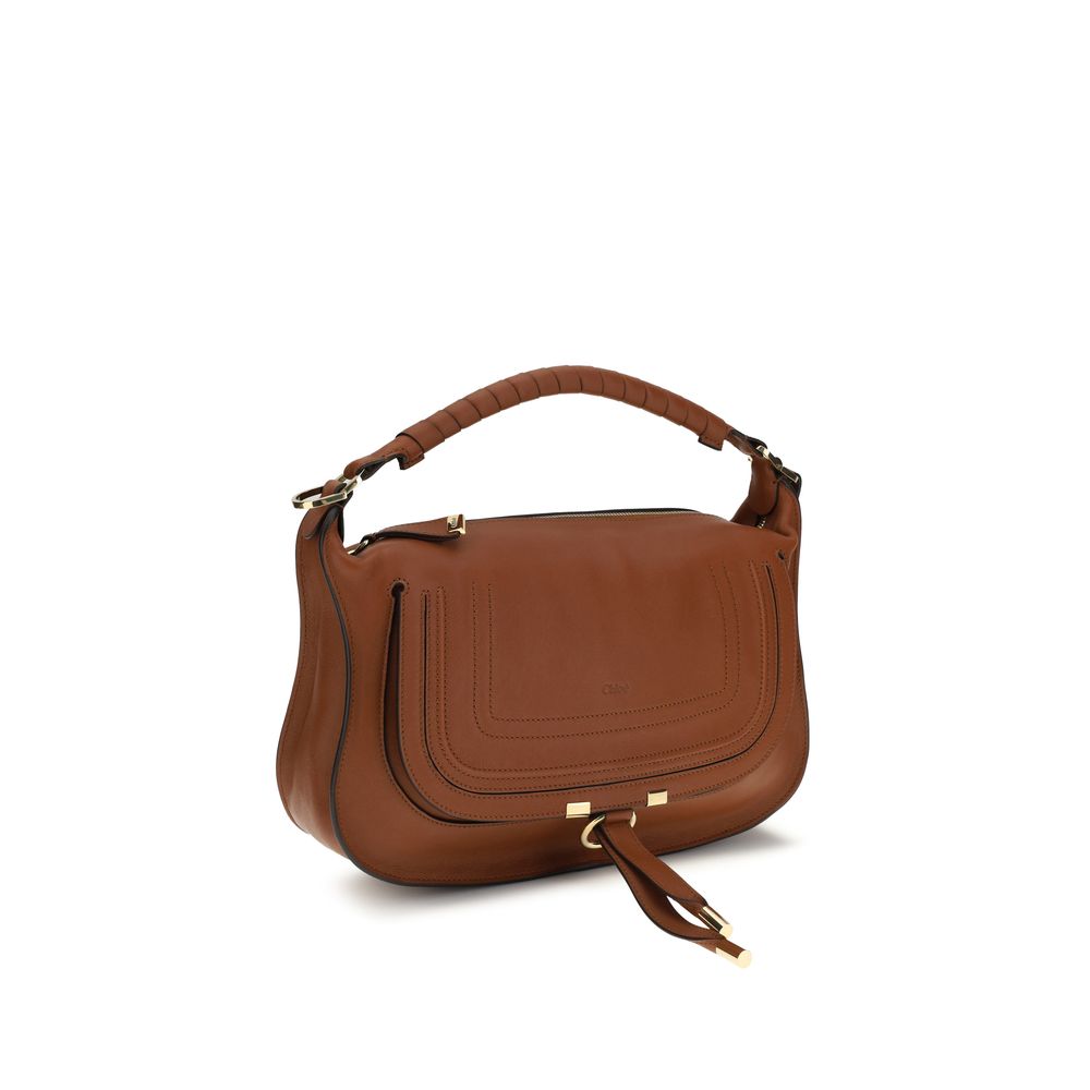 Chloé Marcie Small Brown Calfskin Shoulder Bag