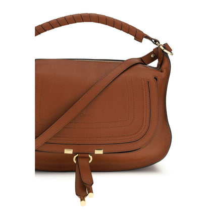 Chloé Marcie Small Brown Calfskin Shoulder Bag
