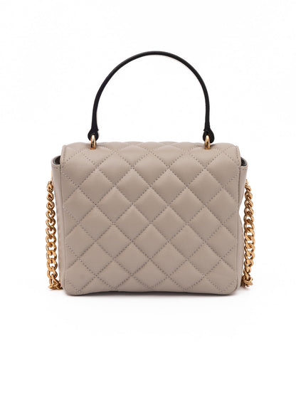Versace Medusa Quilted Leather Top Handle Bag