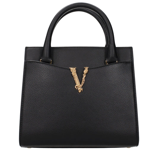Black Leather Handbag