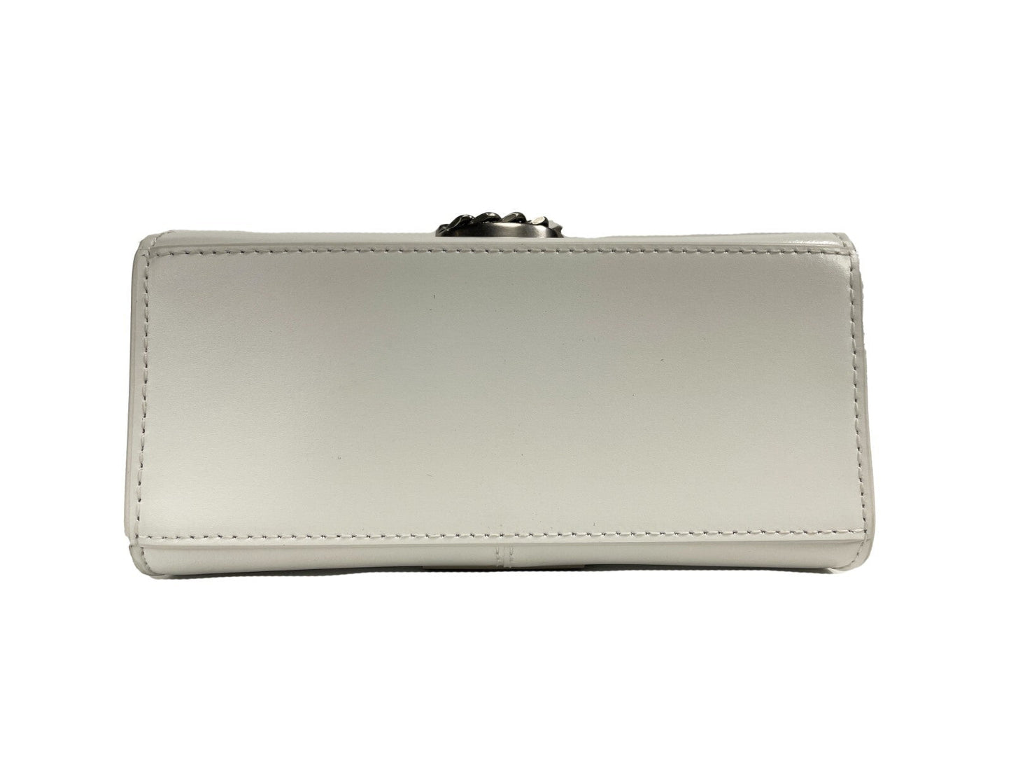 Marc Jacobs The St. Marc Mini White Leather Top Handle Satchel