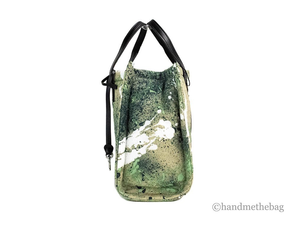 Marc Jacobs The Mini Tote Splatter Paint Nylon Crossbody Bag