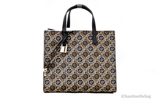 Marc Jacobs The Mini Grind Signet Printed Leather Crossbody Bag