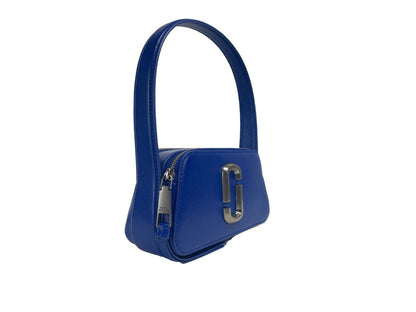 Marc Jacobs The Slingshot Cobalt Leather Shoulder Bag