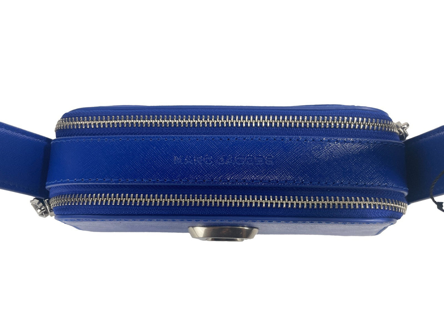 Marc Jacobs The Slingshot Cobalt Leather Shoulder Bag
