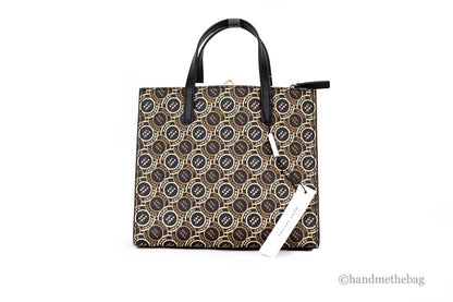 Marc Jacobs The Mini Grind Signet Printed Leather Crossbody Bag