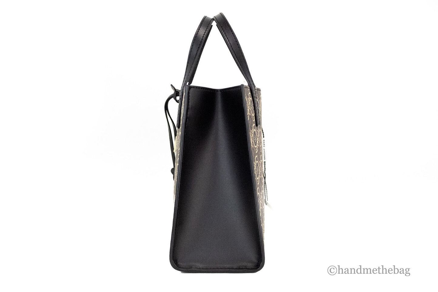 Marc Jacobs The Mini Grind Signet Printed Leather Crossbody Bag